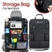 Premium Car Seat Back Organiser Multi Pocket Storage Bag Organizer Holder Travel - Battery Mate