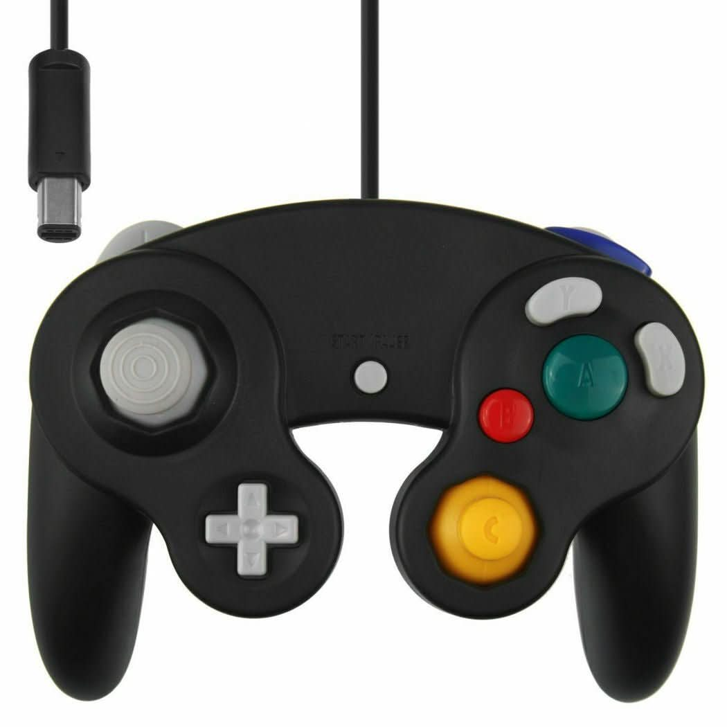 Premium Dual Shock Gamecube Controller Gamepad for Nintendo Wii GC NGC ...
