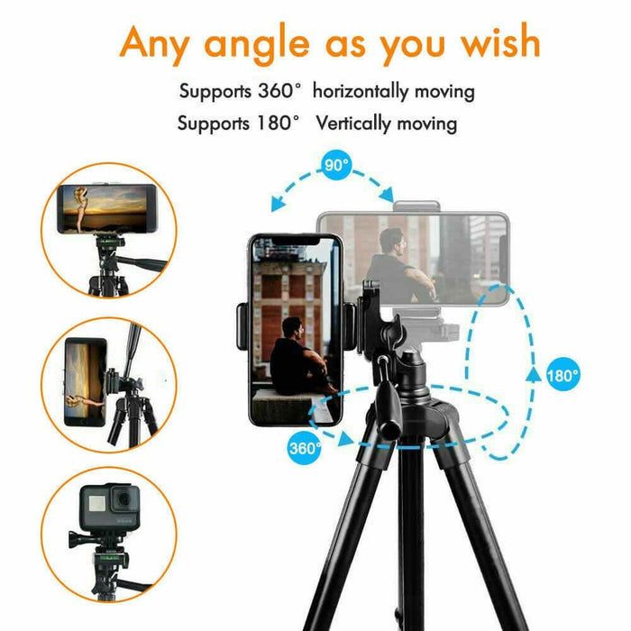 Professional Camera Tripod Stand Mount Phone Holder For iPhone / Samsung / DSLR / Phones - Battery Mate