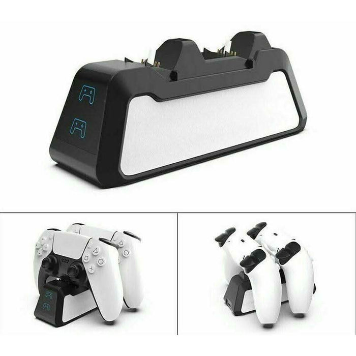 PS5 Handle Controller Dual Fast Charger Charging Dock Station For PlayStation 5 - Battery Mate