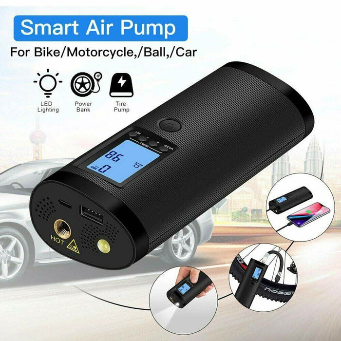 Mini Electric Air Pump Portable 100PSI Rechargeable Compressor