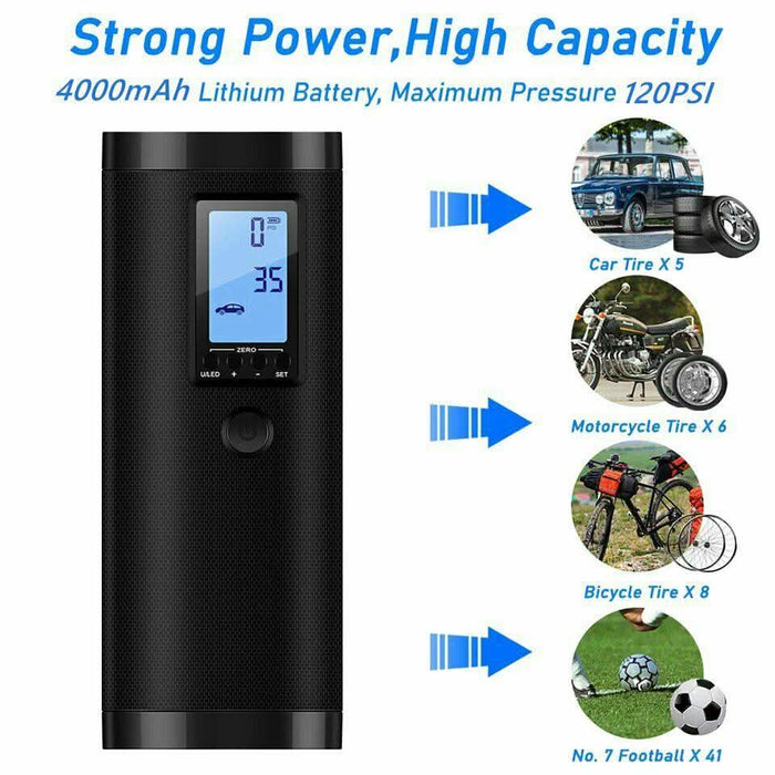 Electric air compressor for bicycle best sale tires