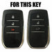 Remote Key Cover Fob Case Silicone For Toyota Hilux HIGHLANDER Camry RAV4 Skin - Battery Mate