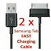 Replacement Samsung Galaxy Tab 2 7.0 10.1 Inch Tablet Charging USB Data Sync Cable [2 Pack] - Battery Mate