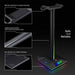 RGB Earphone Gaming Headset Holder Hanger Headphone Stand with 3.5mm 2 USB Ports - Battery Mate