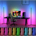 RGB LED Floor Corner Lamp Light Stand Bluetooth Streaming Gaming Decoration AU - Battery Mate