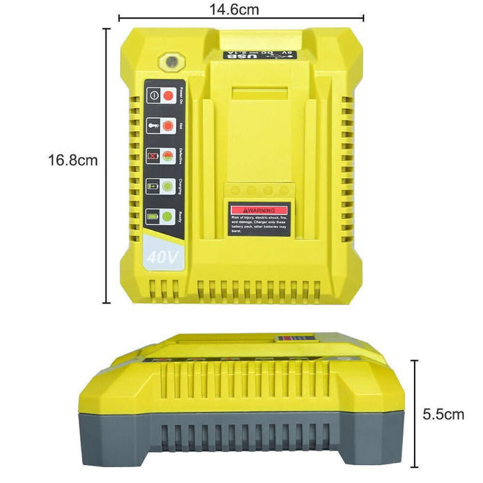 Ryobi 36V & 40V compatible Battery Charger BPL3626 BPL3626D BPL3640 BPL3640D BPL3626 - Battery Mate