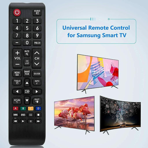 Samsung TV Compatible Remote Control AA59-00602A / AA5900602A Replacement (No Setup Needed) - Battery Mate