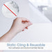 Sand Blast Clear Frosted Frosting Window Glass Removable Privacy Film 90cmX5m - Battery Mate