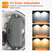Sensor LED Premium Aluminium Outdoor Garage Security Flood Twin Spotlight IP54 | Black - Battery Mate