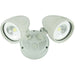 Sensor LED Premium Aluminium Outdoor Garage Security Flood Twin Spotlight IP54 | White - Battery Mate