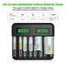 Smart Battery Charger 8 Slots LCD Display For AA/AAA/C/D Rechargeable Batteries - Battery Mate