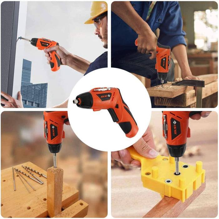 Smart Cordless Rechargeable Screw driver | 45 Pcs Set - Battery Mate