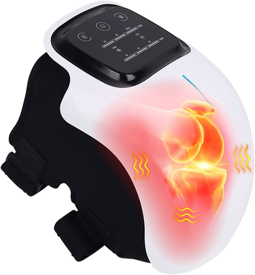 Smart Knee Massager with LED Screen, & Heat | Massage for Pain Injury, Swelling and Stiffness - Battery Mate