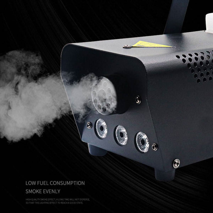 Smoke Machine RGB LED Party Club Disco DJ Effect Wireless Control-500W ...