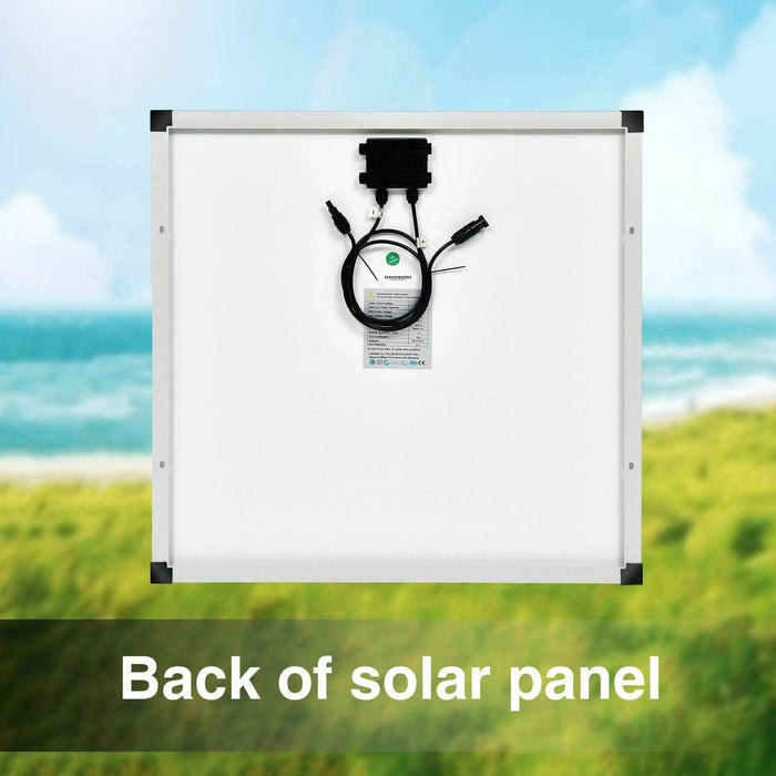 Solar Panel 12V Mono Caravan Home Off Gird Battery Charging Power 100 Watt - Battery Mate