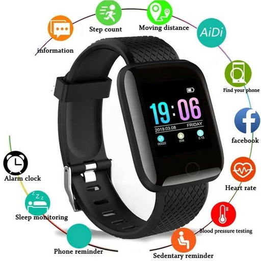 Sports Smart Watch Fitness Tracker Bracelet Heart Rate Blood Pressure Pedometer - Battery Mate