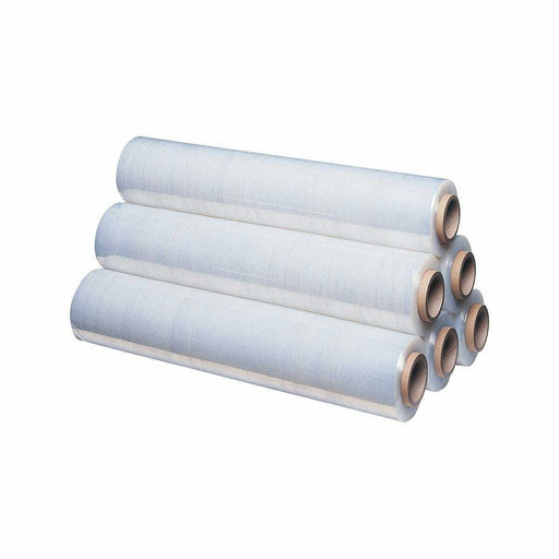 Stretch Film | Pallet Wrap CLEAR Hand Use 500mm x 450m | 25UM Pallet Wrap - Battery Mate