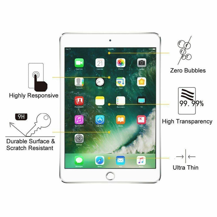 Tempered Glass Screen Protector For iPad Air 10.9" 2020 8th 7th 6th 5th/Pro 9.7 - Battery Mate