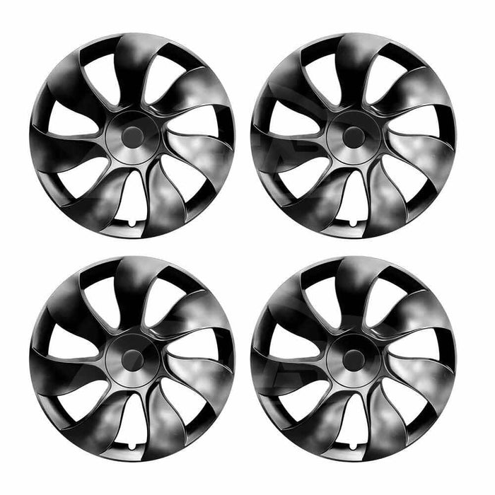 Tesla Model Y Wheel Cover Caps 19 Inch Rim Hubcap Hub Cap Set of 4 | Tavice Turbine Style - Battery Mate
