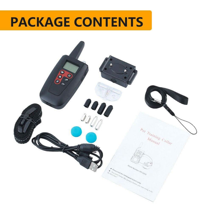 Training Electric Dog Pet E-Collar Obedience Remote Control Anti Bark-Shock - Battery Mate