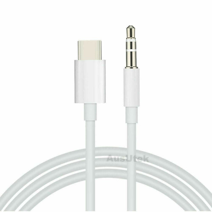 Type C USB-C to 3.5mm Male Audio AUX Cable Adapter For Car Stereo - Battery Mate
