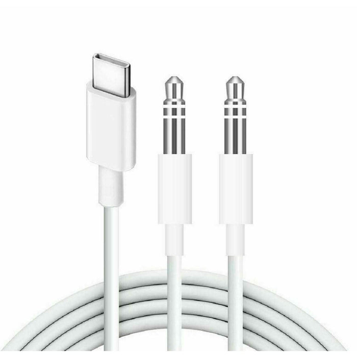 Type C USB-C to 3.5mm Male Audio AUX Cable Adapter For Car Stereo - Battery Mate