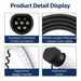 Type2 to Type2 EV Charging Cable 32A 480V for 22KW 3 phase - Battery Mate