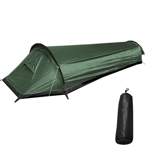 Ultralight Bivy Camping Tent Waterproof Sleeping Bag Travel Backpack Single Tent - Battery Mate