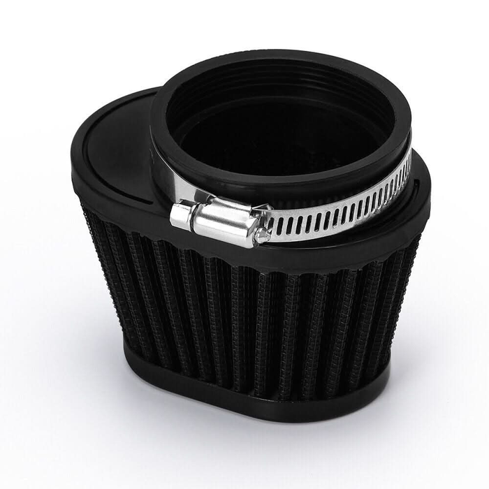 Universal Black Metal Pod Air Filter With Clamp For Car Motorcycle ...