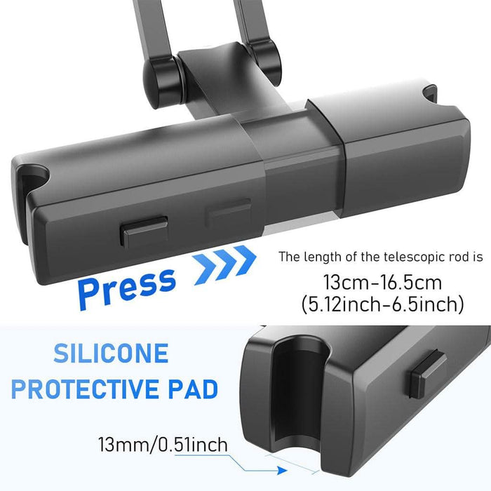 Universal Car Rear Pillow Bracket 360 Degree Rotating For Mobile Phone PC Tablet - Battery Mate