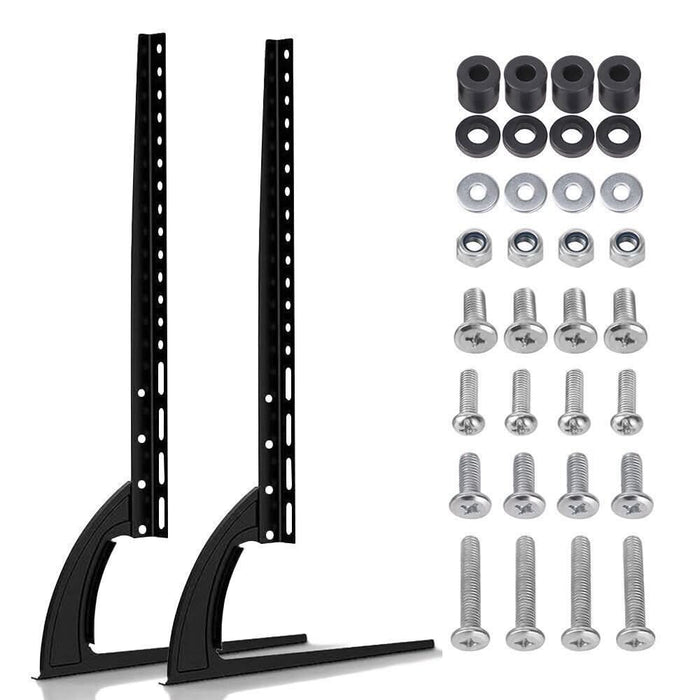 Universal Table Top TV Stand Legs Mount LED LCD Flat TV Screen 37-75" Bracket - Battery Mate