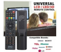 Universal TV Smart Remote Control Controller for LCD LED SONY samsung LG Soniq - Battery Mate