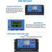 USB 10A 12V-24V Solar Panel Regulator Charge Controller - Battery Mate