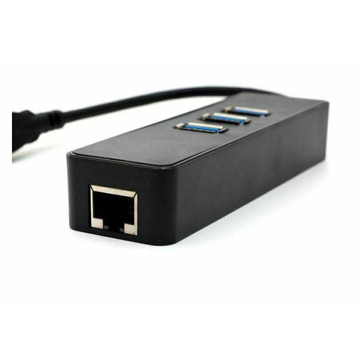 USB 3.0 Hub Adapter with Gigabit 1000/M RJ45 USB LAN Mac PC | 4K Support - Battery Mate