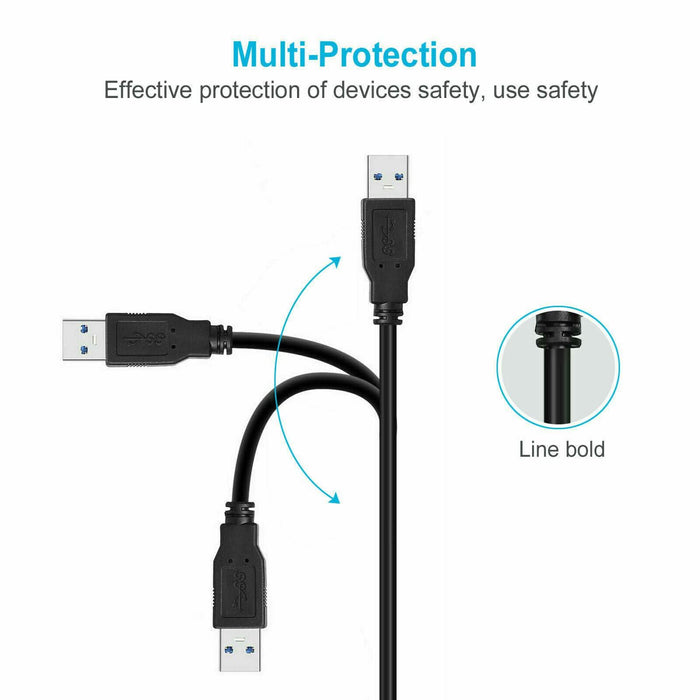 USB 3.0 Male to HDMI Female Adapter Converter Cable for Windows Mac HD 1080 - Battery Mate