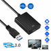 USB 3.0 Male to HDMI Female Adapter Converter Cable for Windows Mac HD 1080 - Battery Mate