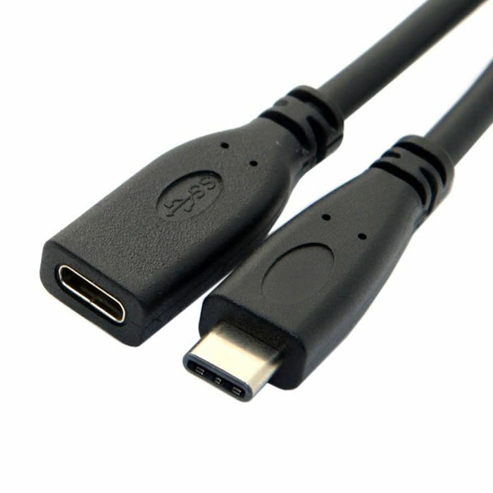 USB 3.1 Type-C Extension Charging Cable Male to Female Cord USB-C Lead Adapter - Battery Mate