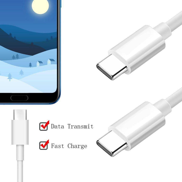 USB 3.1 Type-C To USB-C Data Sync Fast Charging Cable 4 Macbook / Andriod Phones - Battery Mate