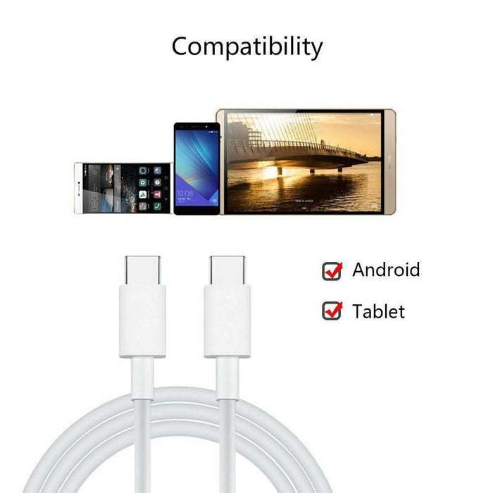 USB 3.1 Type-C To USB-C Data Sync Fast Charging Cable 4 Macbook / Andriod Phones - Battery Mate