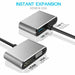 USB C to 4K HDMI VGA Multiport Adapter 4-in-1 Hub USB 3.0 Charging Power PD Port - Battery Mate