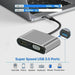 USB C to 4K HDMI VGA Multiport Adapter 4-in-1 Hub USB 3.0 Charging Power PD Port - Battery Mate