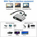 USB C to 4K HDMI VGA Multiport Adapter 4-in-1 Hub USB 3.0 Charging Power PD Port - Battery Mate