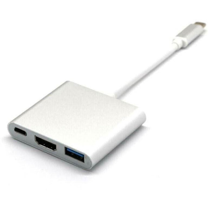 USB-C to Female HUB 4K HD HDMI Data Charging Cable Adapter | Type-C - Battery Mate