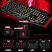 USB Gaming Keyboards LED Backlit 3 Colors Backlight Illuminated - Battery Mate