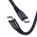 USB Type-C to USB C 3.1 Male to Male Sync PD Charging Cable Type C to Type C Mac - Battery Mate