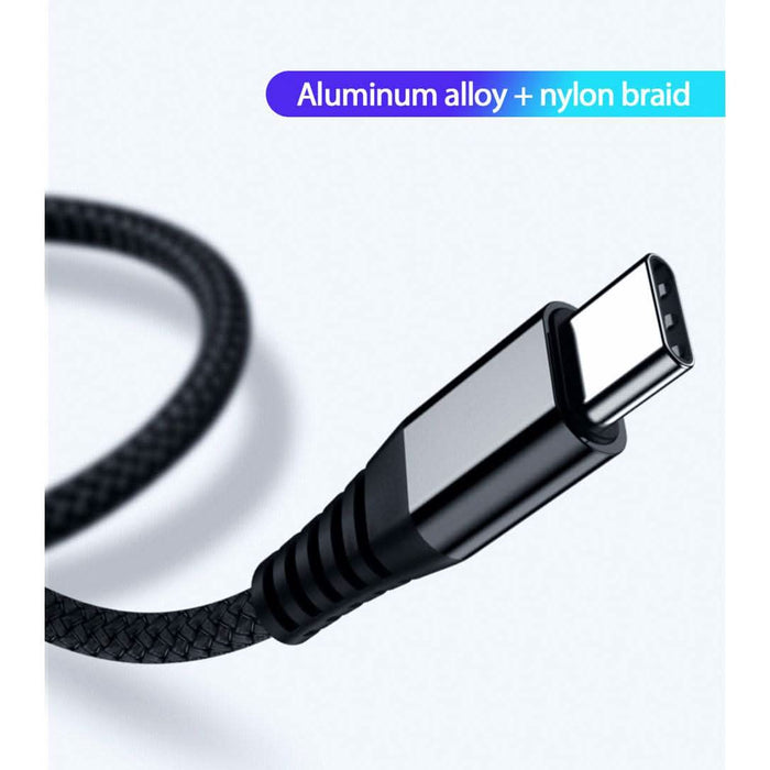 USB Type-C to USB C 3.1 Male to Male Sync PD Charging Cable Type C to Type C Mac - Battery Mate