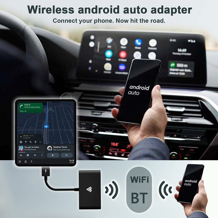 USB Wireless CarPlay Dongle Adapter for Android Car Auto Navigation Player - Battery Mate