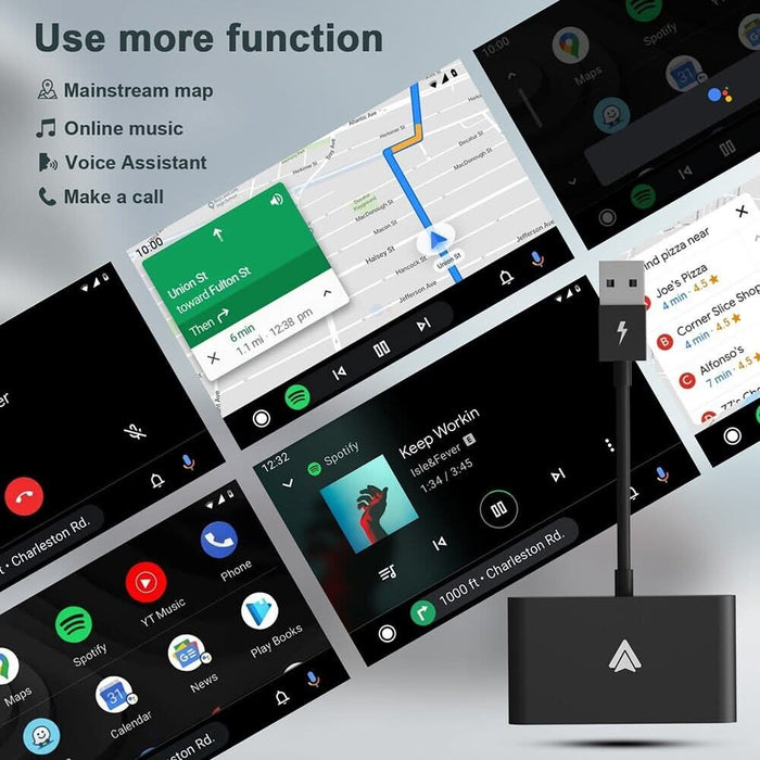 USB Wireless CarPlay Dongle Adapter for Android Car Auto Navigation Player - Battery Mate