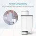 Water Filter Compatible for Philips Saeco Xelsis Spidem My Coffee CA6706-48 CA6702-00 - Battery Mate